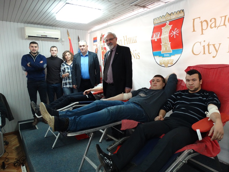 Акција добровољног давања крви у Пантелеју